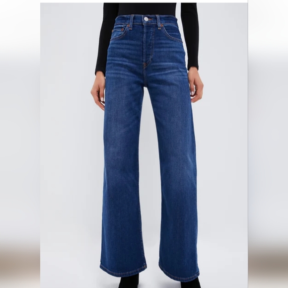 RE/DONE Monterey Fade 70's Ultra High Rise Wide Leg